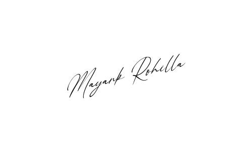 Mayank Rohilla name signature
